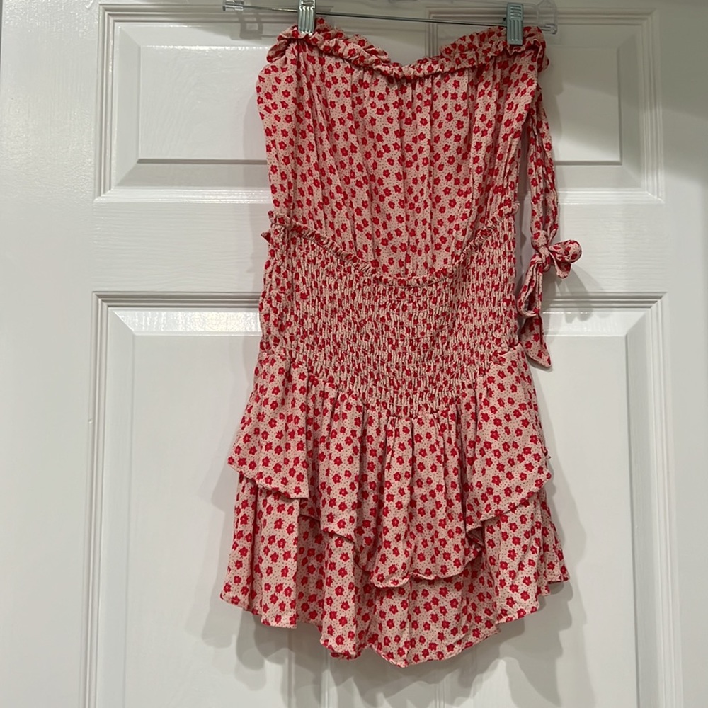 Blue Life Ballerina Romper pink floral size M - Picture 2 of 4